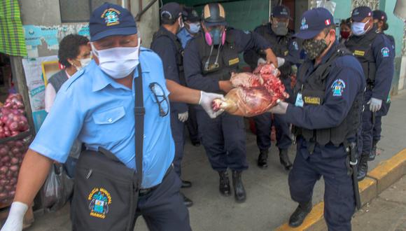 Huánuco: Comerciantes vendían carne en condiciones antihigiénicas 