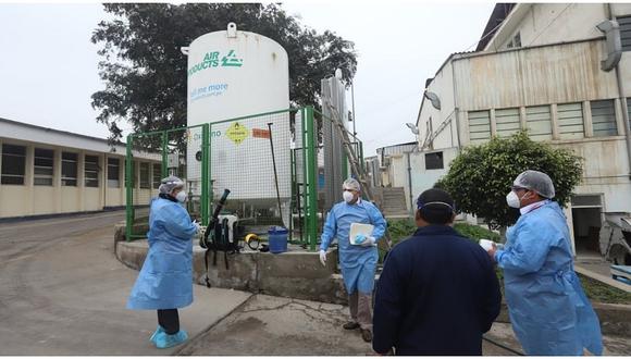 De acuerdo al Informe de Visita de Control N° 006-2020-OCI/0640-SVC, durante el periodo de evaluación, del 13 al 17 de julio, el citado Hospital no cuenta con alarmas visuales y auditivas de gases medicinales en cada área del nosocomio