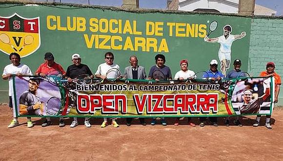 V Campeonato de Tenis Open Vizcarra reunirá a más de 120 deportistas