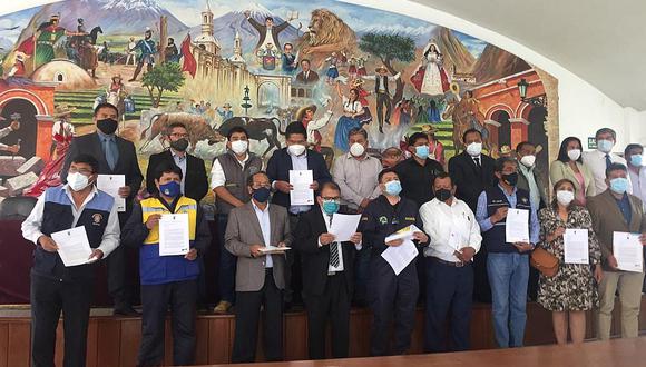 Alcaldes de Arequipa piden fondo de emergencia para obras y pago de servicios
