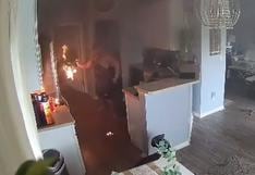 Niña de cuatro años salva a su familia al alertar a su padre de un incendio en la cocina