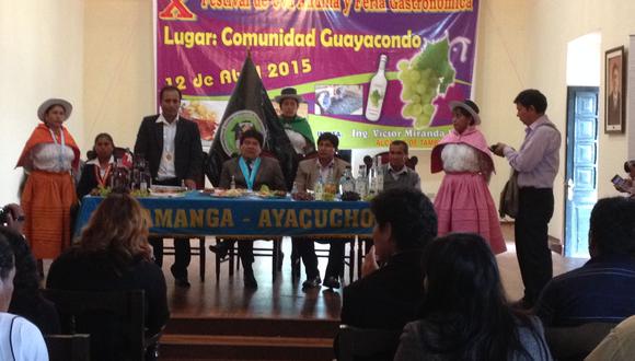 Tambillo: Organizan festival de la vendimia andina