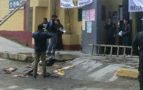 Quichuay: Queman ánforas en rechazo a reelección 