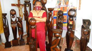 Piura: Oscar Aquino expondrá sus 40 mejores esculturas en madera