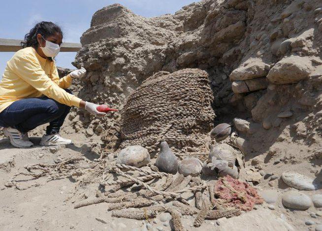 ​Hallan cuatro tumbas de la cultura Ishma en la Huaca Pucllana