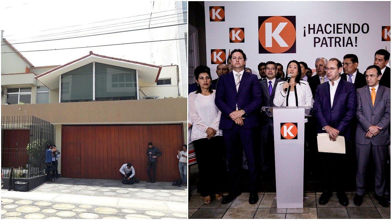 Keiko Fujimori se reúne con legisladores de Fuerza Popular en local de Surco (VIDEO)