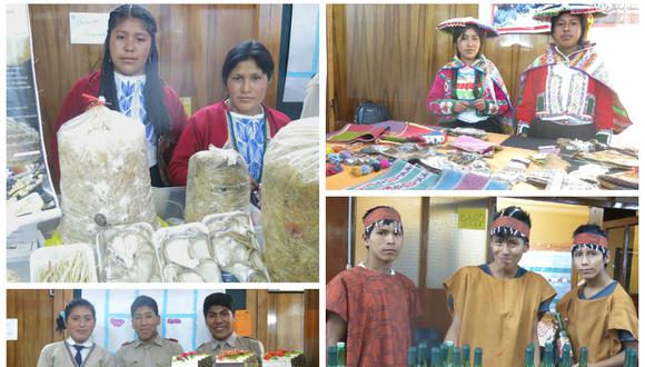 Cusco: con producción de setas alumnos de chinchero ganaron"Crea y Emprende"