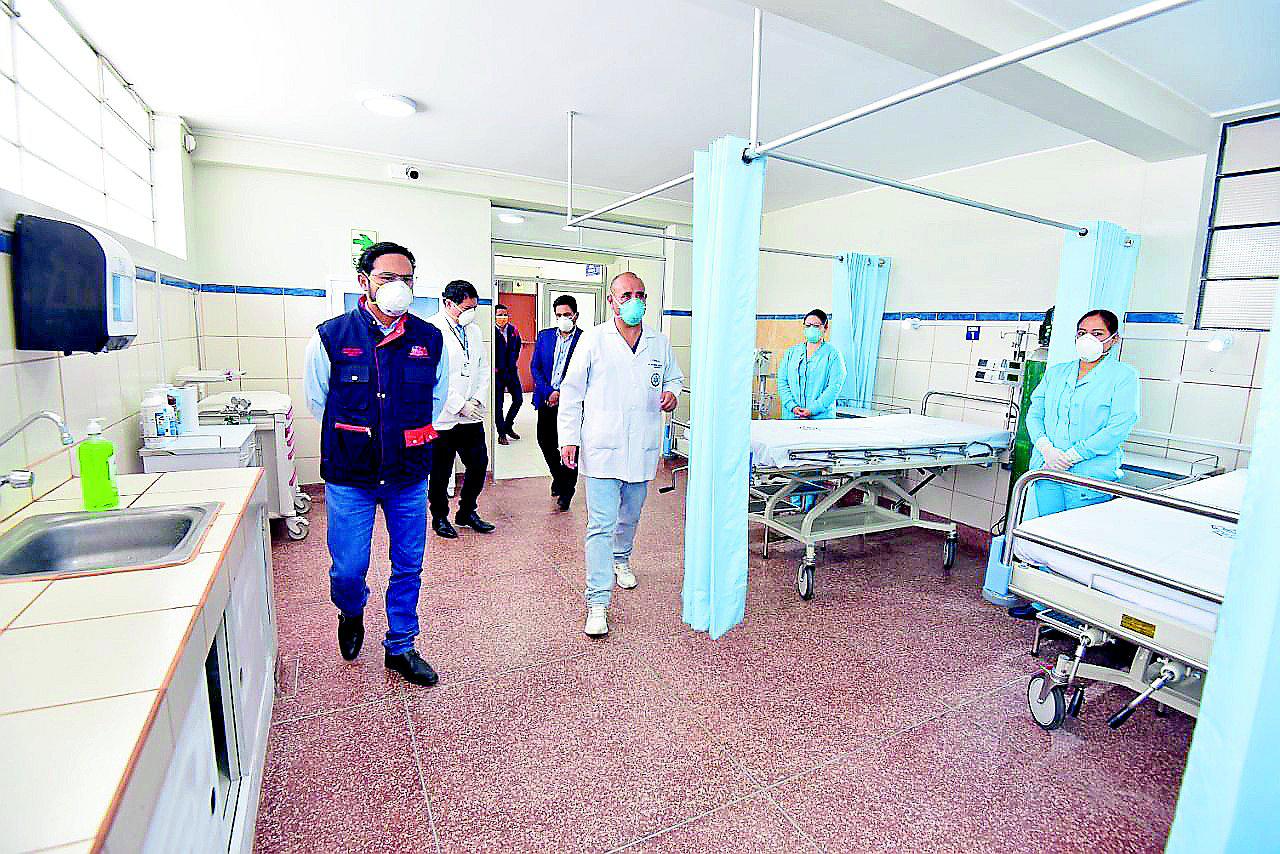 Junín: Gobierno regional implementa Hospital Regional de Emergencia contra el COVID-19 con 64 camas