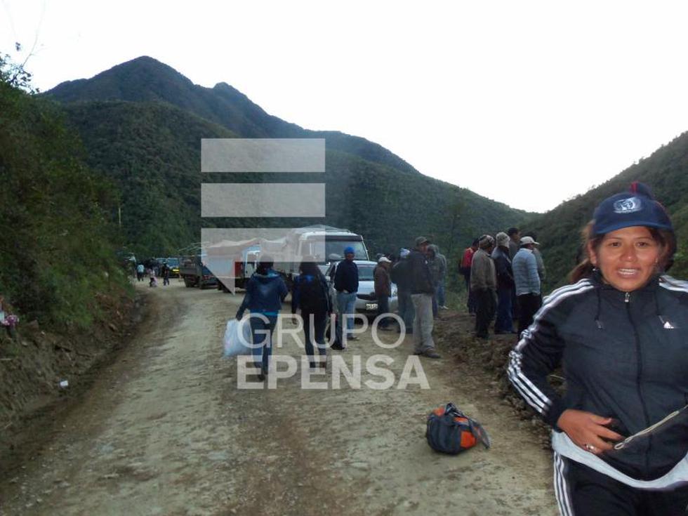 Vraem: Derrumbes tras lluvias bloquean carreteras