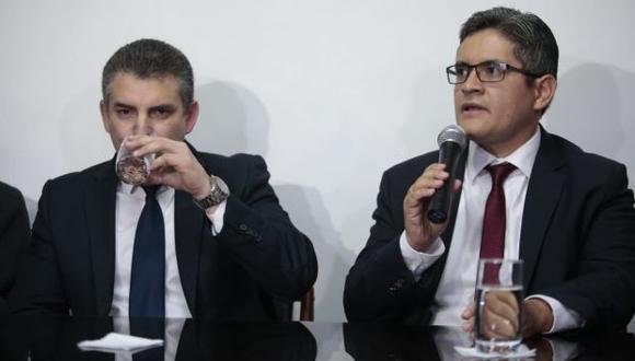Los fiscales José Domingo Pérez y Rafael Vela. (Foto: GEC)