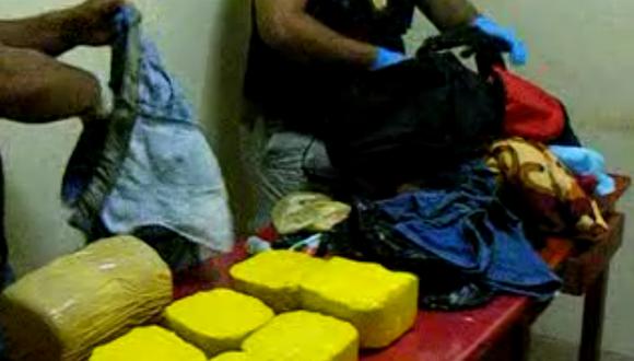 Iquitos: Cae burrier con más de once kilos de cocaína (Video)