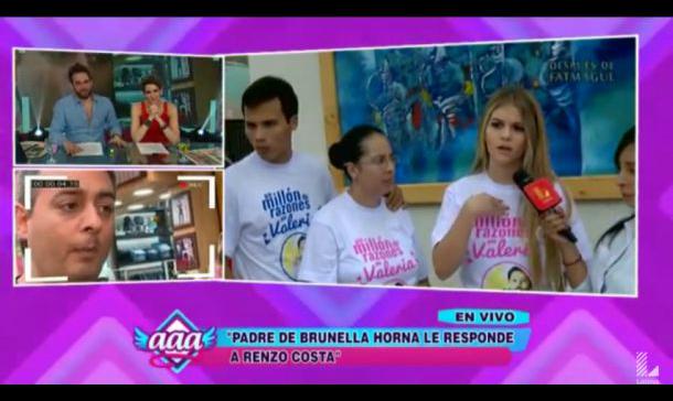 Brunella Horna pelea con ‘Peluchín’ en evento benéfico por niña de 4 meses enferma