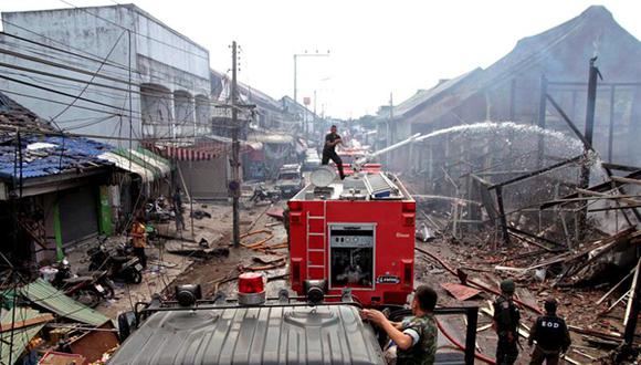 Tailandia: Explosión deja cinco muertos