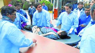Hospitales pasaron gran apuro por cantidad de heridos