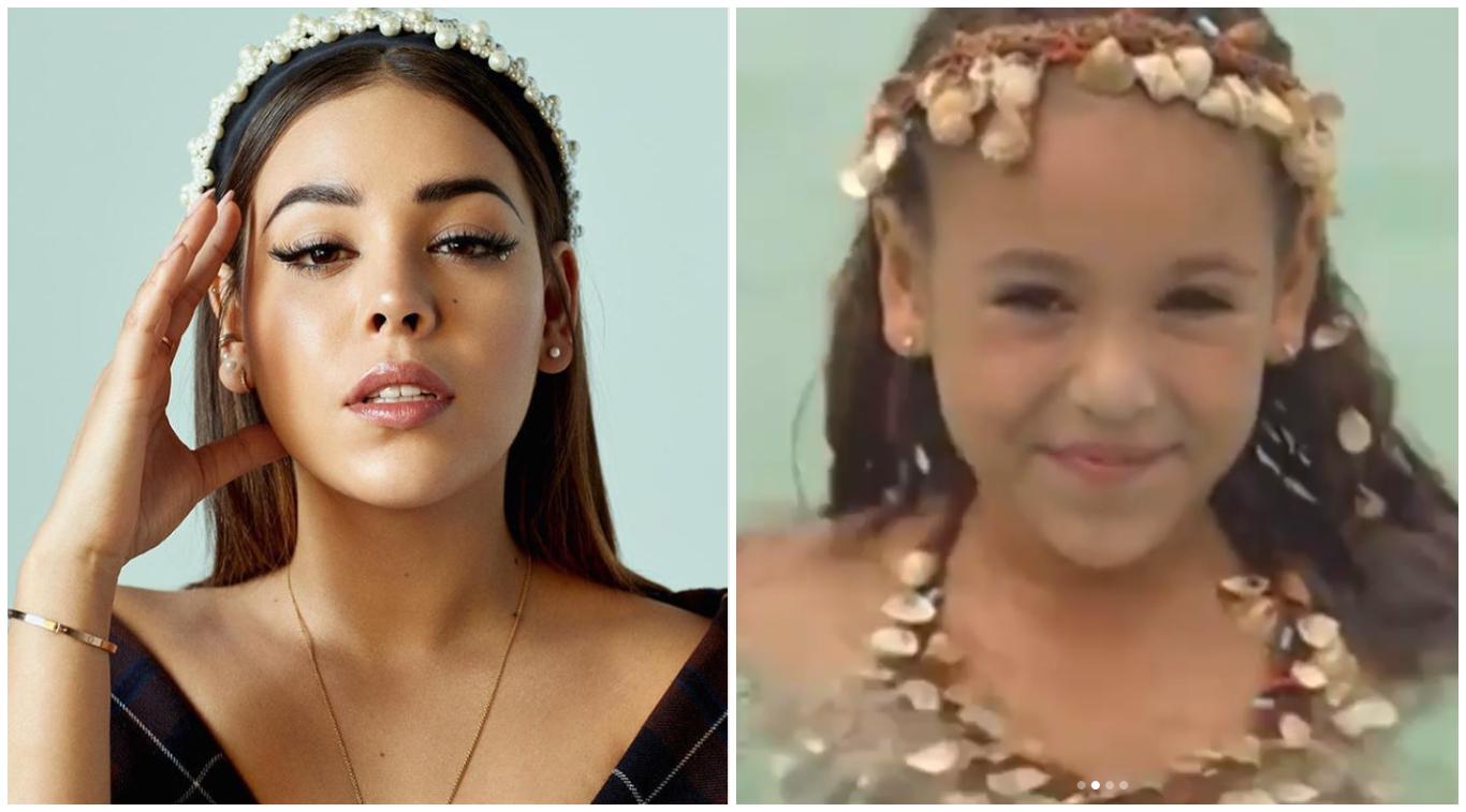 Danna Paola recuerda su protagónico en la novela “Amy, la niña de la mochila azul”. (Foto: Instagram)