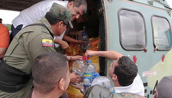 ​Ecuador: acusan a presidente Correa de hacer propaganda política con víctimas del terremoto