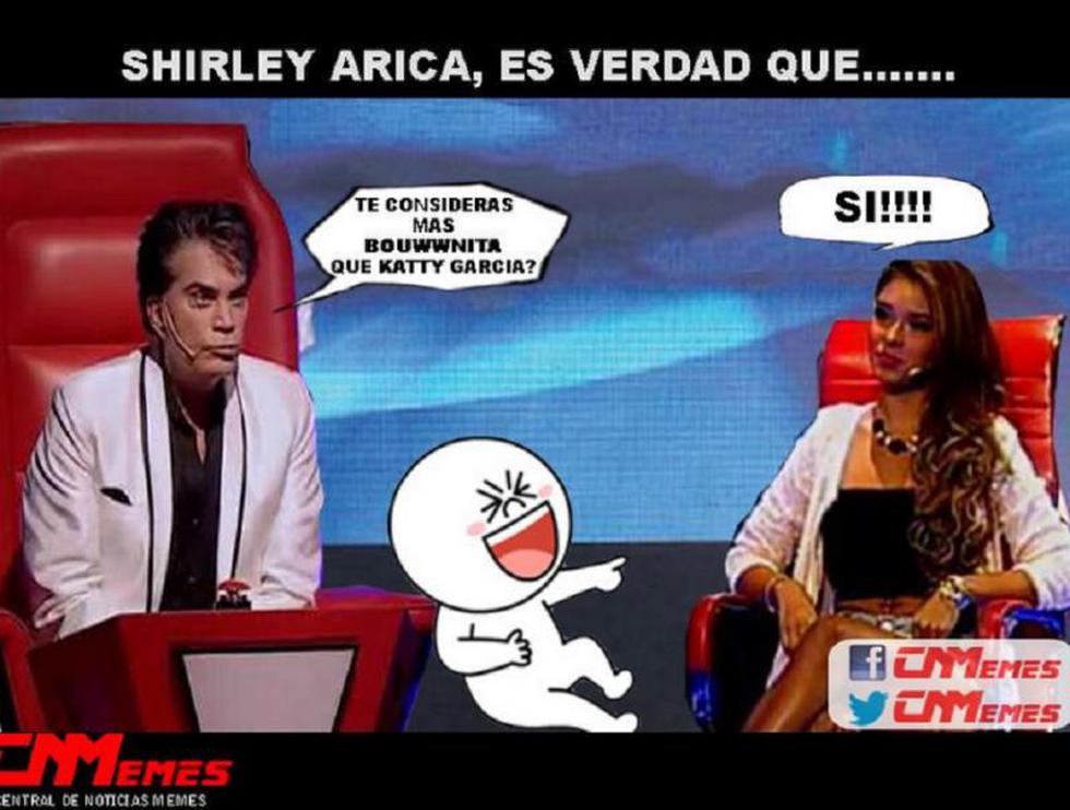 Shirley Arica: Crean memes de su participación en EVDLV