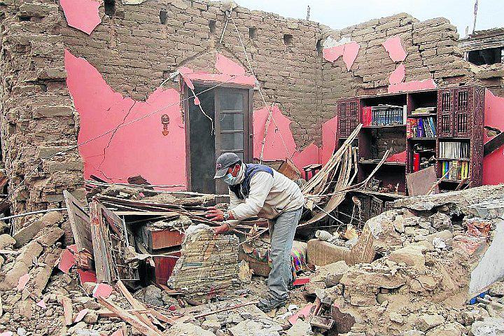 Prohíben las construcciones de adobe en Pisco