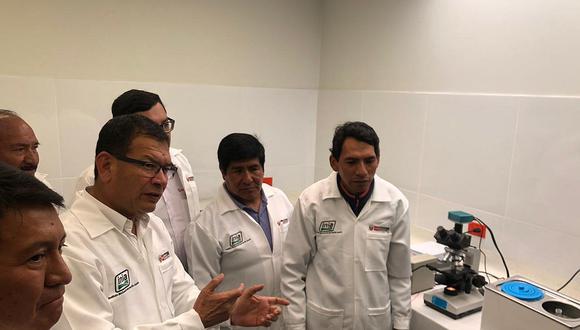 Entregan laboratorios y nueva variedad de papa en INIA Puno