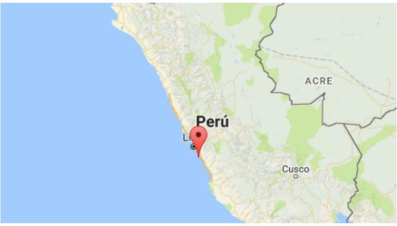Sismo de 4,3 se registró esta mañana en Chilca 
