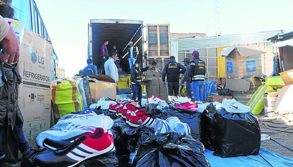Incautan ​mercadería "bamba" valorizado en más de S/ 3 millones en Puno