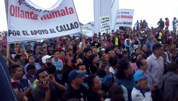 Callao: Bronca en inauguración de avenida Costanera