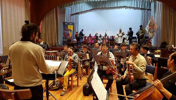 Músicos de los Q'eros, cantores wachiperi y la Orquesta Sinfónica de Cusco juntos primera vez 