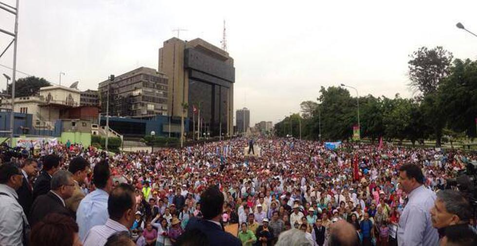 FOTOS: Fue masiva marcha contra la unión civil gay en Lima 
