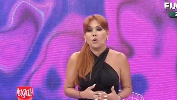 Magaly Medina no emitirá esta noche su programa de espectáculos. (Foto: captura ATV)