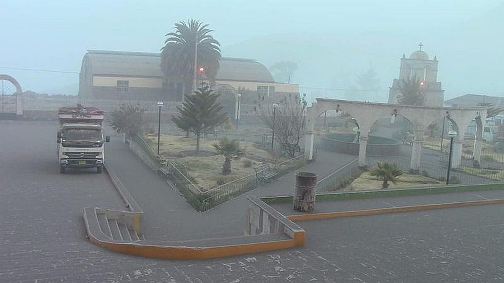 Así quedó el distrito de Ubinas tras las explosiones del volcán (FOTOS y VIDEOS)