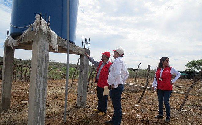 Identifican riesgos en instalación de depósitos de agua potable en caserío de Belén en Tumbes
