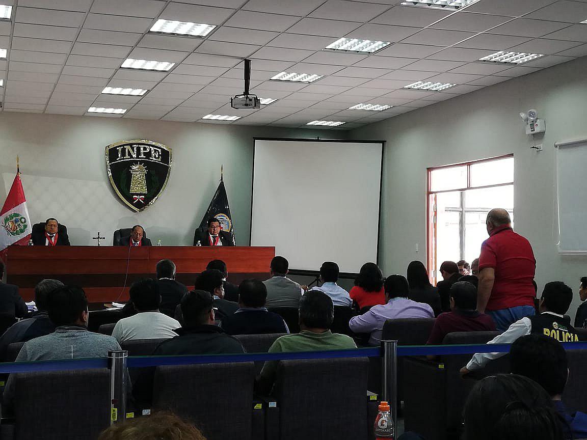 Inicia audiencia de apelación contra "Los Limpios de Tacna"