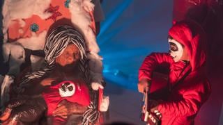 Ancianos de albergue en Huancayo celebran  Halloween con un desfile  de “terror” (FOTOS)