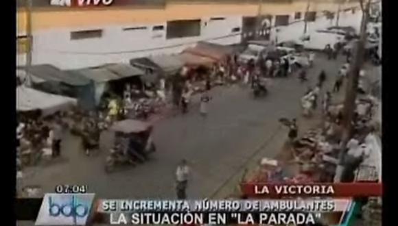 Comercio ambulatorio se ha triplicado en La Parada