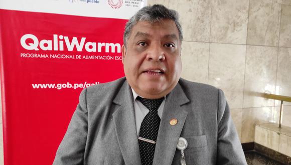 Jefe zonal de Qali Warma en Arequipa, Javier Pinto. (Foto:GEC)