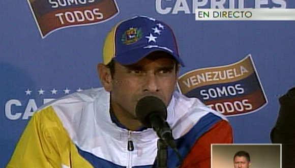 Capriles a Maduro: "Si usted canta Bingo, tiene que mostrar el cartón"