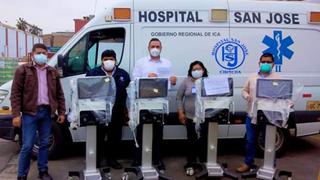 Ica: Hospital San José de Chincha dispondrá de cuatro ventiladores volumétricos