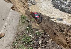 Auto se precipita al abismo en carretera Huancavelica - Chincha