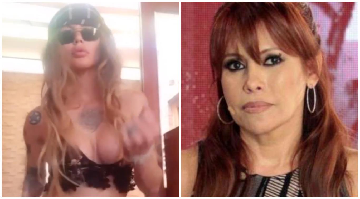 Angie Jibaja vuelve a amenazar a Magaly Medina con video comprometedor. (Foto: Instagram)