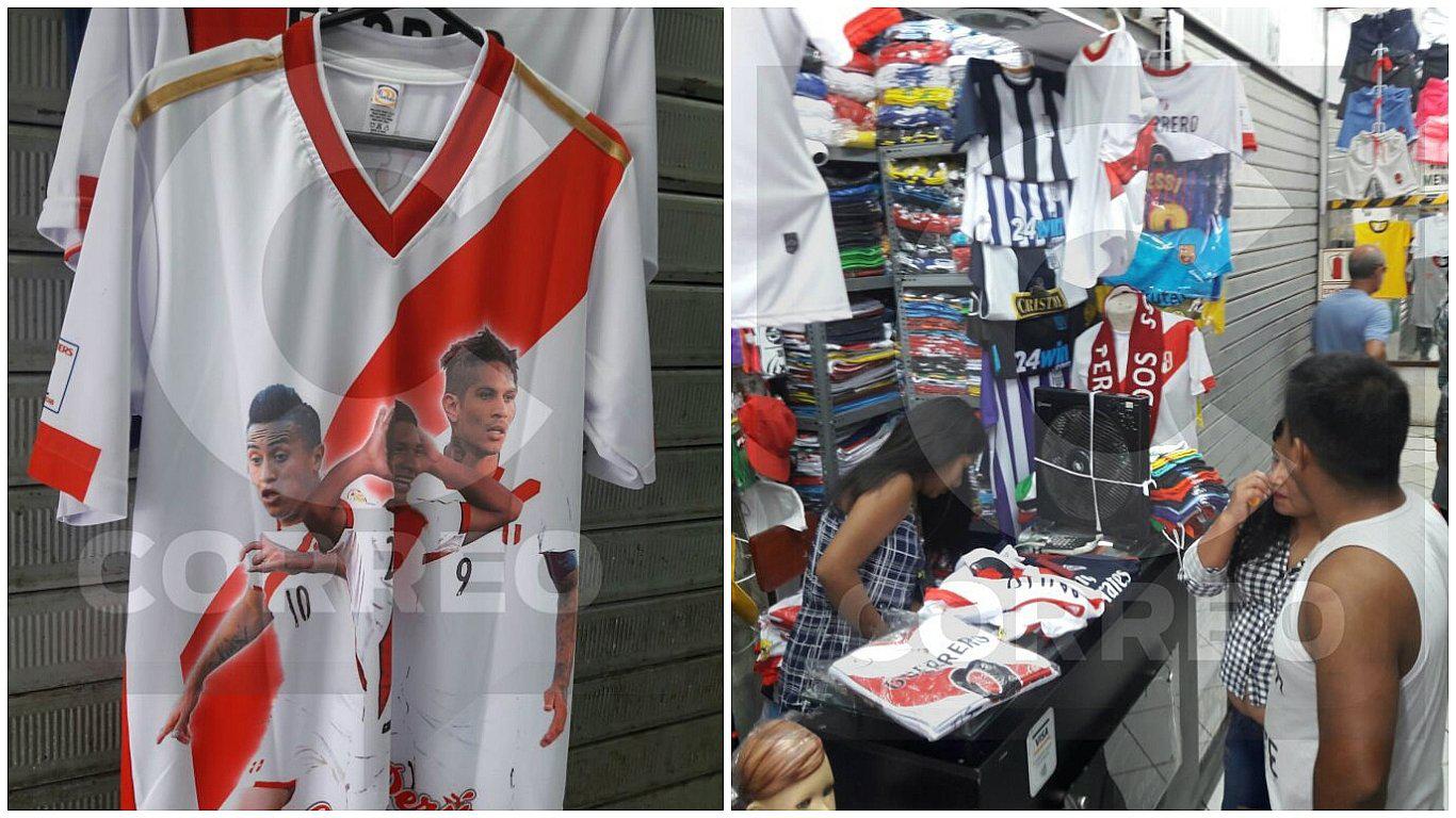Rusia 2018: Prendas con motivos de la selección de fútbol invaden Gamarra (VIDEO y FOTOS)