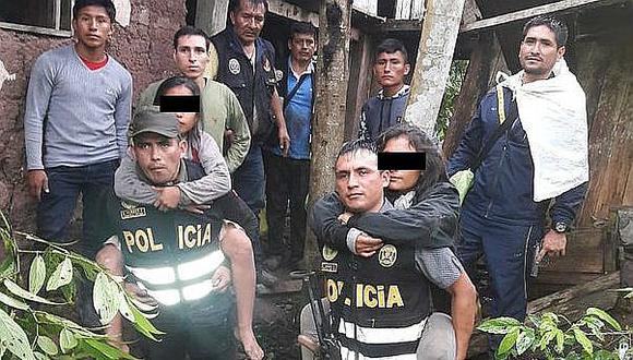  PNP rescata a hijas secuestradas de alcalde de Huánuco