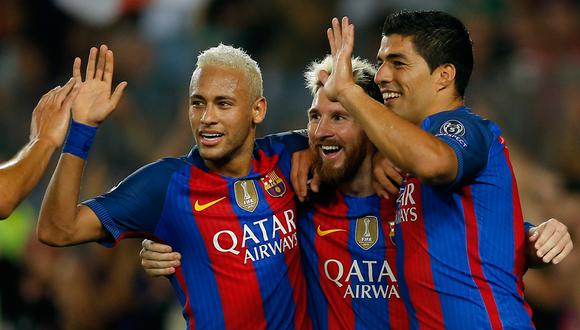 Messi, Suárez y Neymar conformaron un grupo temible en ofensiva en el Barcelona | Foto: Reuters/AFP/AP/EFE
