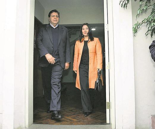 Alan García y Keiko Fujimori cuestionan “diálogo” del Ejecutivo