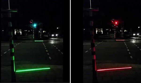 ¡No lo creerás! Instalan semáforos en el suelo para adictos al celular