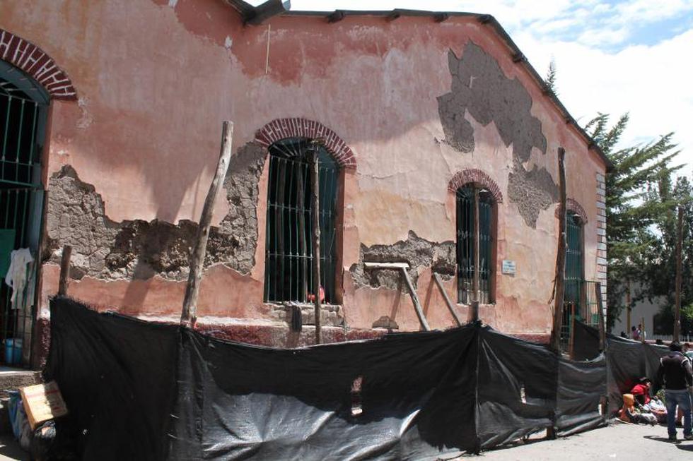 Desorden y peligro  en mercado central