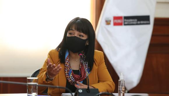 La primera ministra, Mirtha Vásquez, brindará una conferencia de prensa este miércoles en la sede de la PCM. (Foto: archivo PCM)