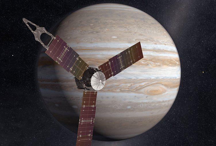 La sonda Juno sobrevolará Júpiter a partir del 5 de julio