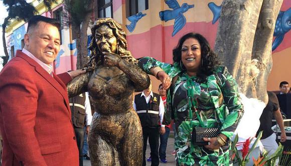 "La India" y su emoción al recibir su estatua en el Callao