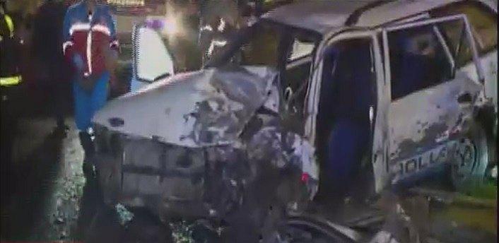 Aparatoso choque entre auto y camioneta dejó cinco heridos en La Molina (VIDEO)