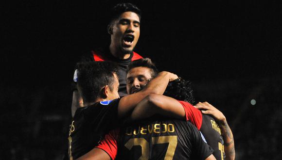 El cuadro peruano ganó por 3-1 a Cuiabá con goles de Archimbadu y Bordacahar (2). Foto: @MelgarOficial.